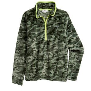 Vineyard Vines Outlet Women's Printed Teddy Quarter-Zip NEW